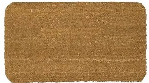 70x40cm Coir Door Mat With Rounded Corners Coconut Husk Coco Matting