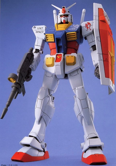 MG 1/100 GUNDAM (First) RX-78-2 Gundam Plastic Model Kit Bandai Japan ...