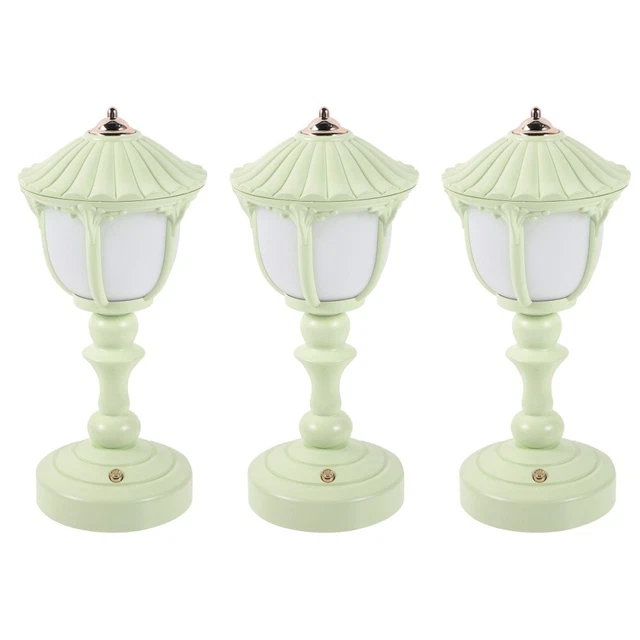 3pcs mini lampe de table de chambre à coucher salon lampe de chevet de lit de