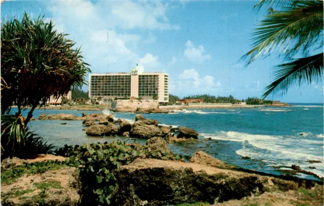 Vintage Postcard: Caribe Hilton Hotel, San Juan, Puerto Rico