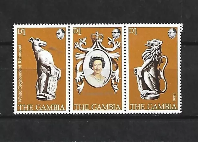 GAMBIA. Año: 1978. Tema: 25º ANIV. DE LA CORONACION DE ISABEL II.