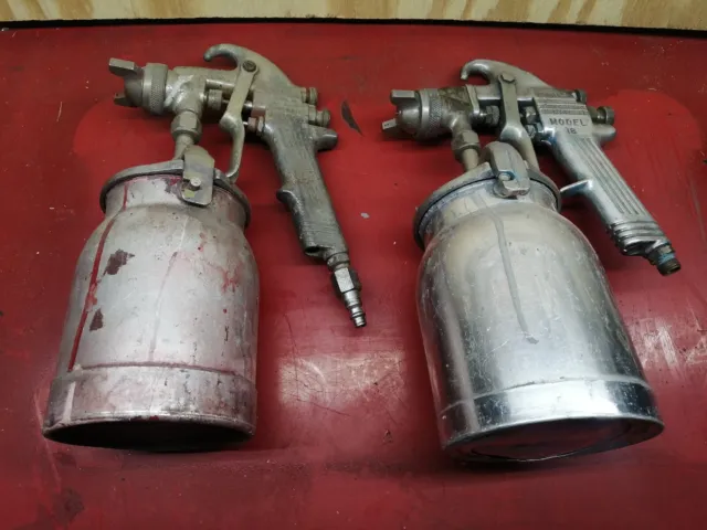ESTATE FIND Vintage Binks Model 18 and 19 Spray Guns LOT