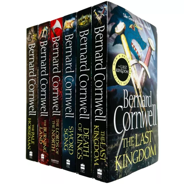 The Saxon Tales Series Books 1 - 6 Collection Set by Bernard Cornwell (Last King