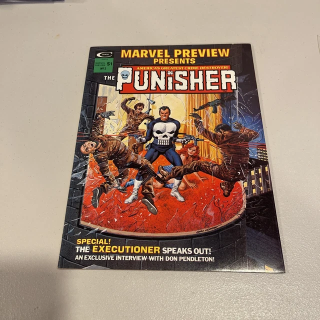 Marvel Preview #2 1975 The PUNISHER 1st Origin Story KEY ISSUE High Grade!🔥