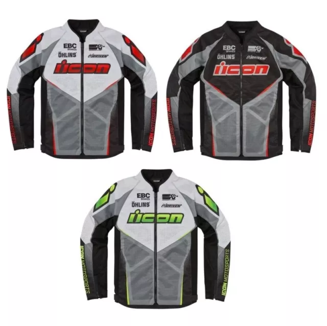 Icon Hooligan Ultrabolt Textile Street Motorcycle Jacket - Pick Size/Color