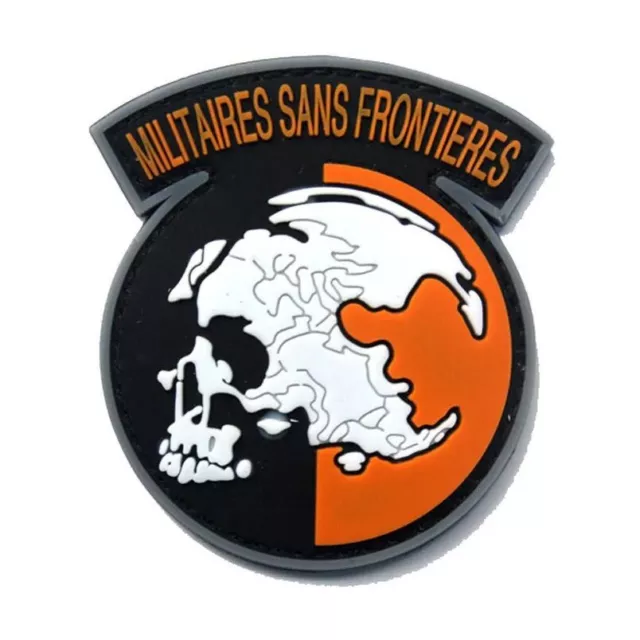 Militaires Sans Frontieres Velcro Patch Metal Gear Solid Snake Klett Aufnäher