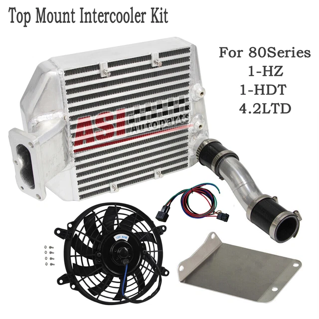 thumbnail image 2 of Top Mount Intercooler Kit For Toyota Landcruiser 80/100 Series 1HD-T HDJ80 4.2L 2 of 2