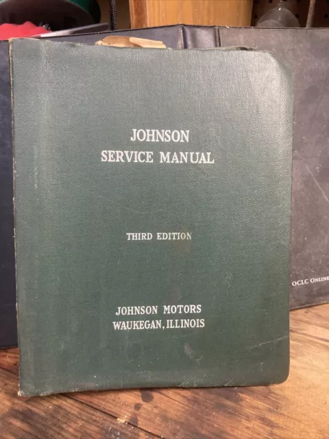 JOHNSON Service Manual 3rd Edition GC Outboard Motors Engines Waukegan