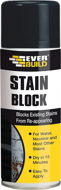 Everbuild Blocco macchie, bianco, 400 ml