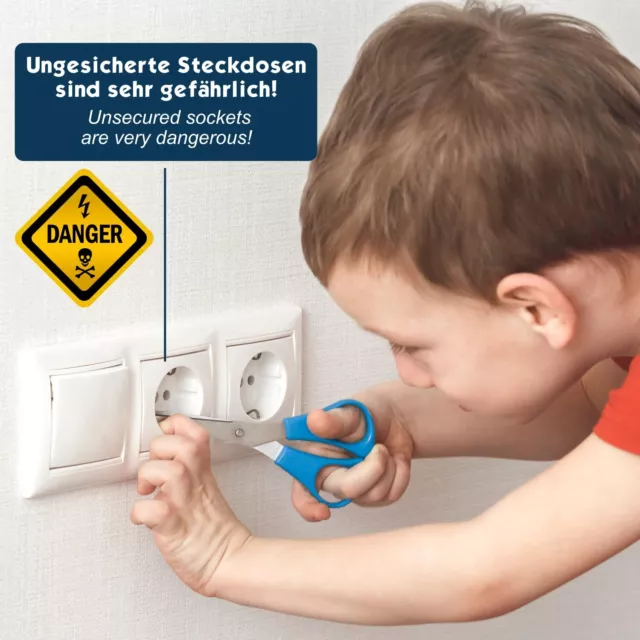 Hoffenbach Steckdosensicherung Mit Drehmechanik 20X - Kindersicherung Für Steckd 3