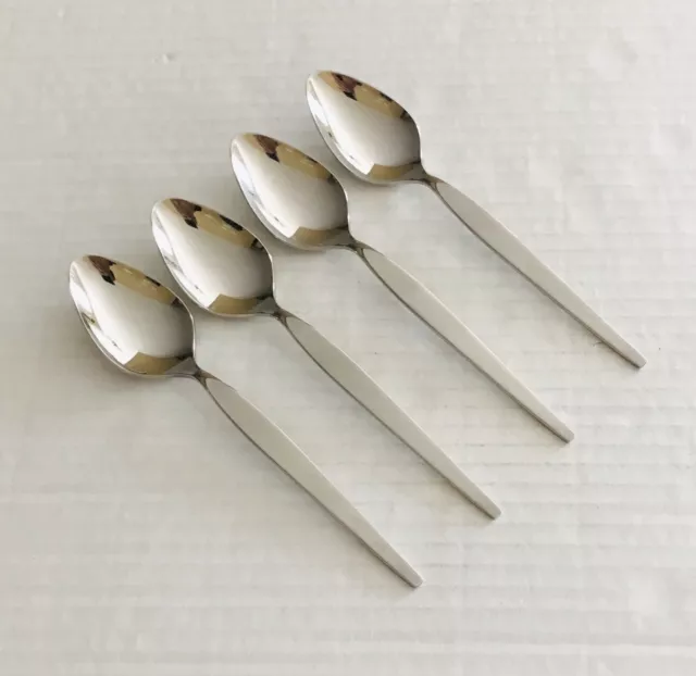 Oneida Community Stainless Older Satinique 4 Teaspoons Satin Betty Crocker