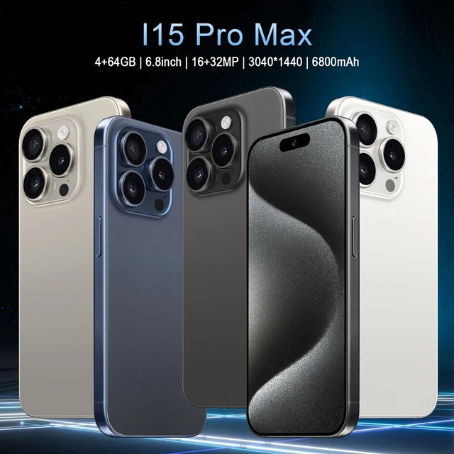 I15 PRO MAX Smartphone 6 8 Pouces D bloqu Android Double SIM 4G I15 PRO MAX Smartphone 6 8 Pouces D bloqu Android Double SIM 4G