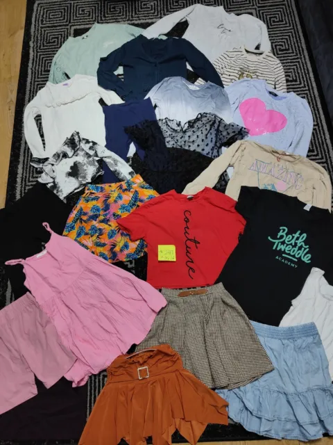 #247- Enorme pacchetto di vestiti per ragazze 9-10 anni GEORGE NEXT RIVER M&S CANDY PRIMAR