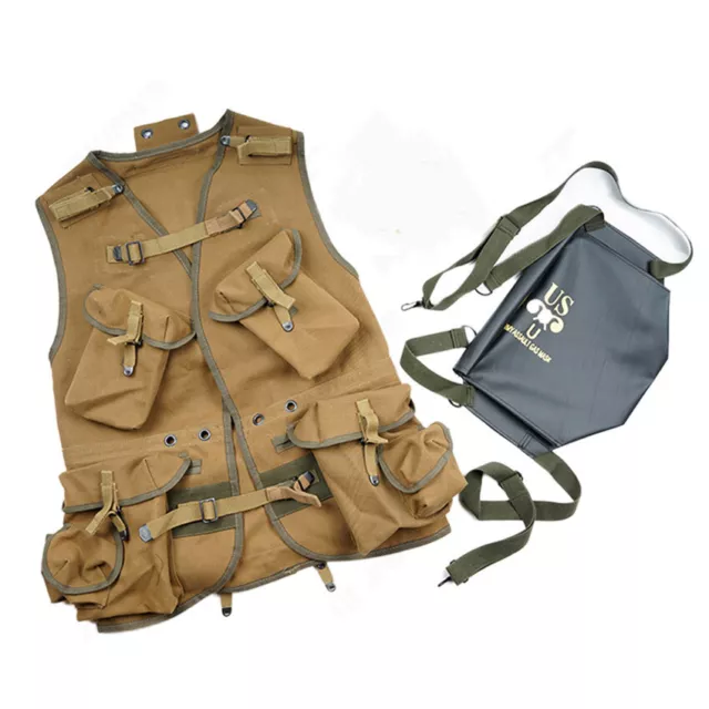 Wwii Us Army Basic D-Day Assault Troop Package Khaki Equipment Set