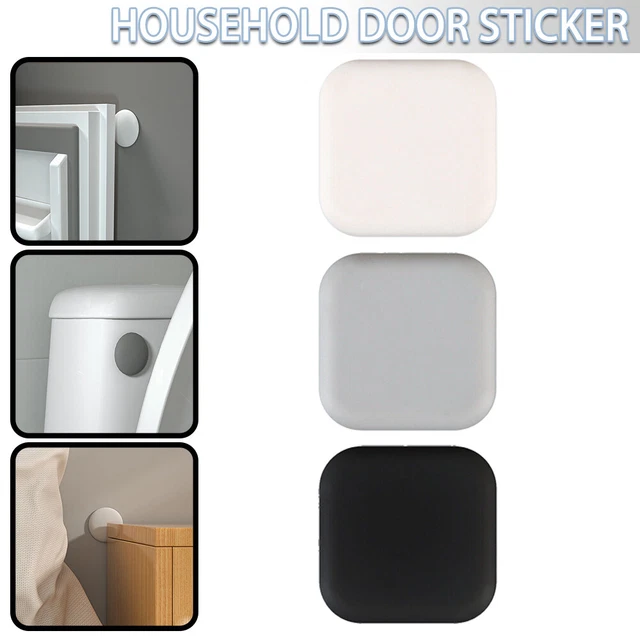 Wall Protector Rubber Stop Door Handle Guard Bumper Stopper Self E