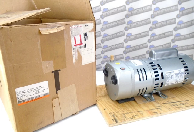 GAST V - 1023-101Q-G608NGX - ROTARY VANE VACUUM PUMP - 10 PSI CFM - 26 Hg
