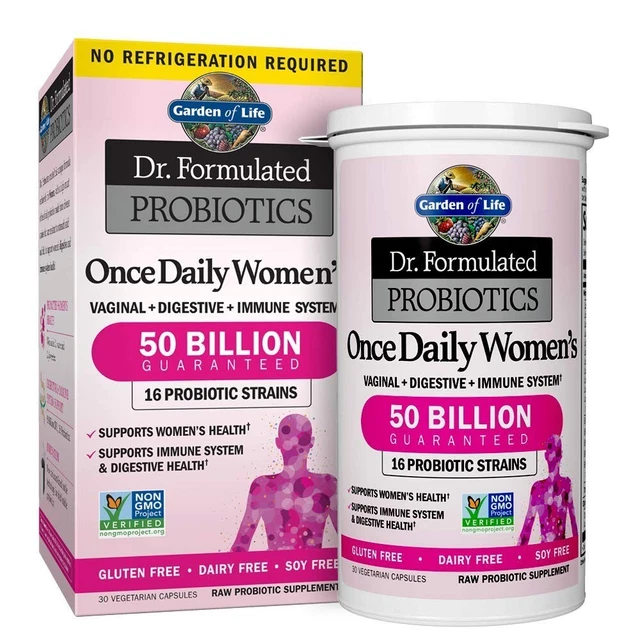 Garden of Life Dr. Formulated Women's Probiotics - 30 Vegetarian Capsules Garden of Life Dr. Formulated Women's Probiotics - 30 Vegetarian Capsules
