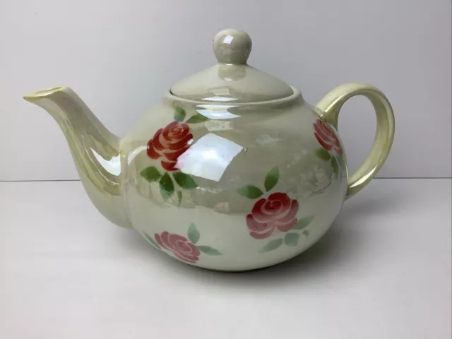 Whittard Of Chelsea Lustre Roses Teapot 1.3/4 Pints