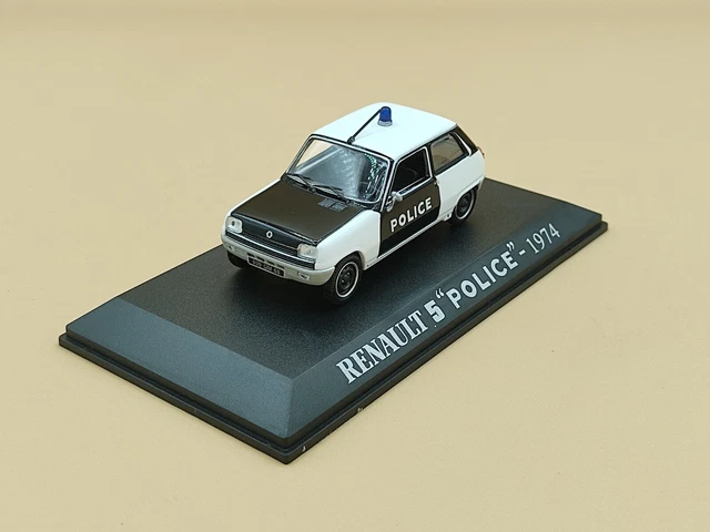 1/43 Renault 5 R5 Police Noir & Blanc 1974 Universal Hobbies UH M6 Interactions