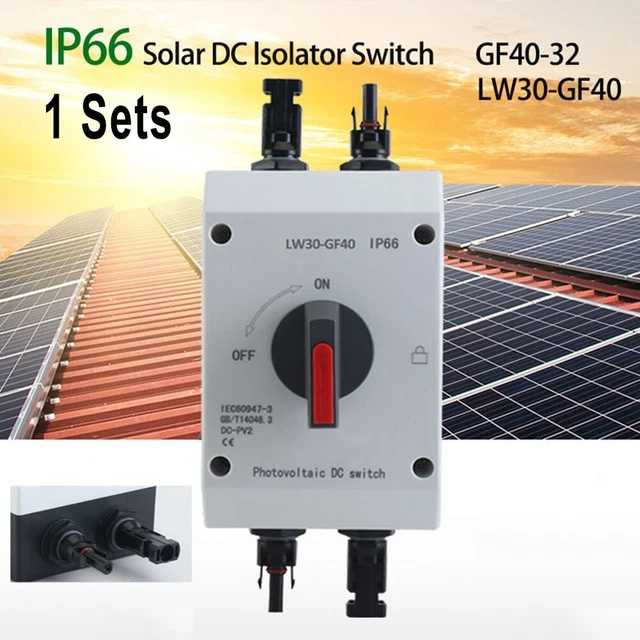 SOLAR PHOTOVOLTAIC SWITCH Solar Combiner Isolator Load PV Switches ...
