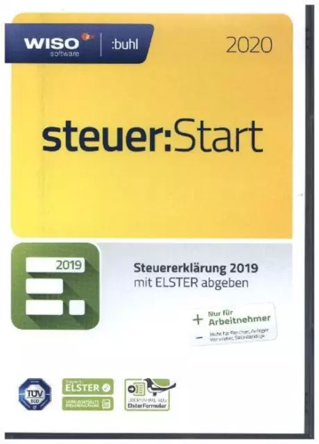 WISO steuer:Start 2020 | DVD | 100 S. | Deutsch | 2019 | Buhl Data Service GmbH
