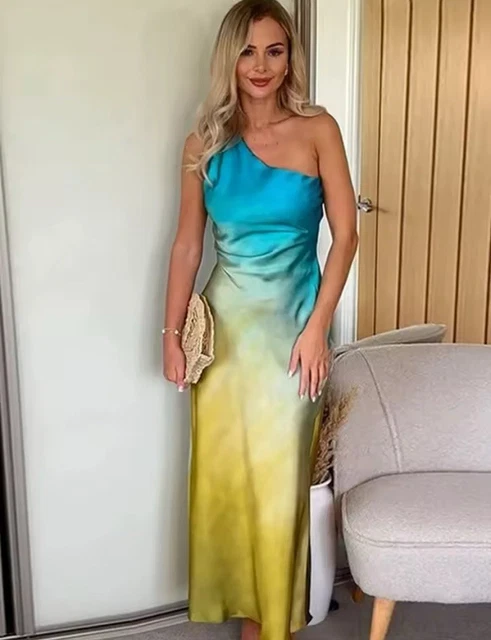 NEW ZARA MULTICOLOURED Tie-Dye Print Satin Dress : SIZE L Sold Out 75.00 - PicClick UK NEW ZARA MULTICOLOURED Tie-Dye Print Satin Dress : SIZE L Sold Out 75.00 - PicClick UK