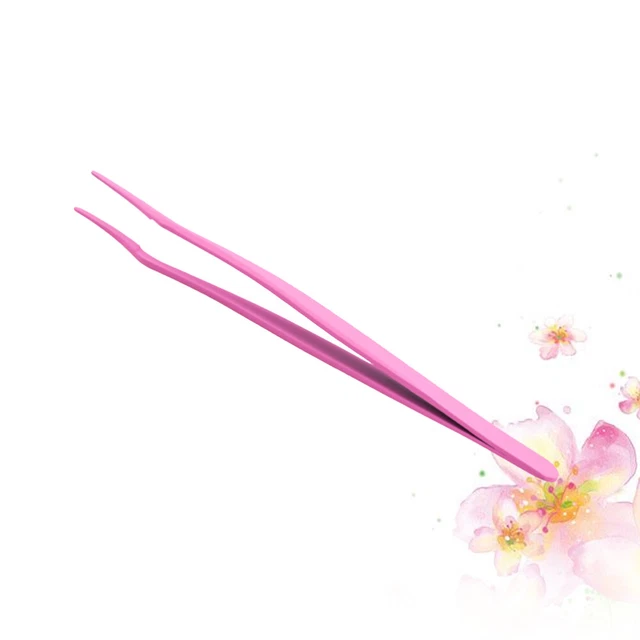 Steel Tweezers Eyelashes Makeup Tool Sets Stainless Steel Tweezers Packing Box