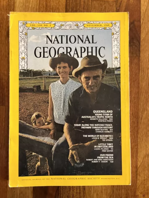 National Geographic magazine November 1968