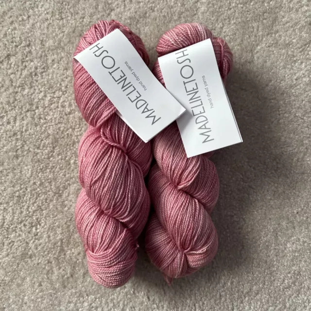 Madeline Tosh Sock Yarn - 2 POSY merino wool fingering weight-395 yards
