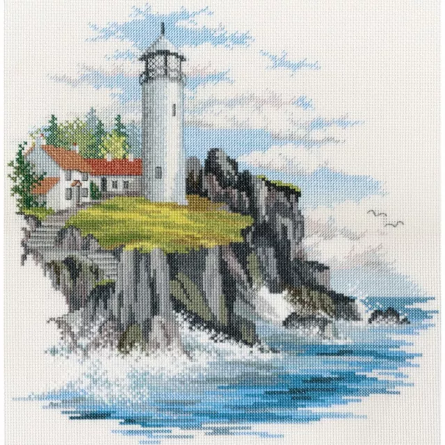 Coastal Britain - Storm Point Cross Stitch Kit by Derwentwater Designs