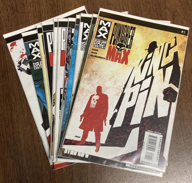 Punisher Max Marvel Comics Complete Set 1-22 2009