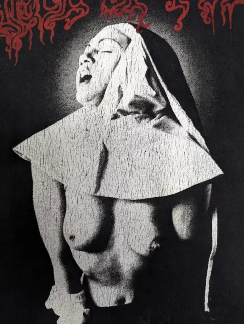 CRADLE OF FILTH 1995 Vintage Longsleeve Shirt / Vestal Masturbation/ Death Metal 3