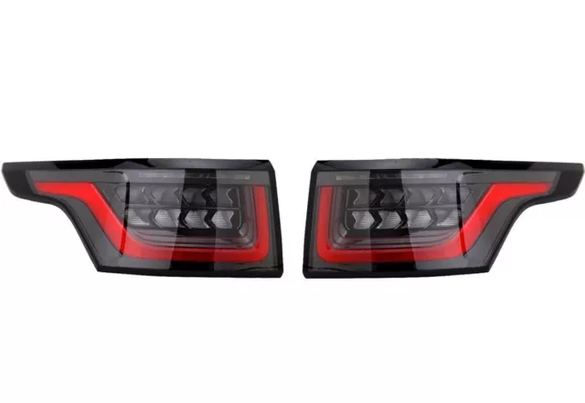 2X Dynamic Led Rear Tail Light Stop Lamp For Range Rover Sport L494 2013-2020 Uk 2