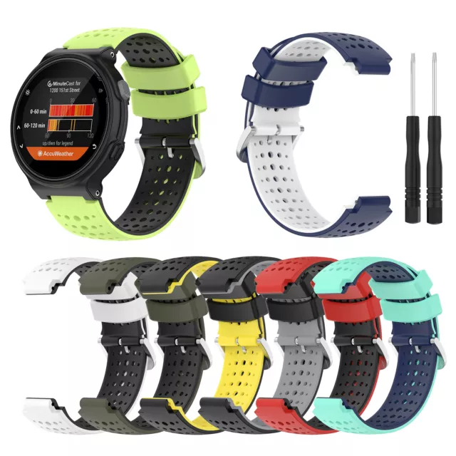 Pour la montre Garmin Approach S20/S5/S6 Bracelet de montre en silicone 22mm