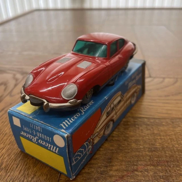 Micro Racer ジャガーEタイプ 1047/1 VINTAGE SCHUCO MICRO-RACER Jaguar “E”Type 1047-1 Wind-Up