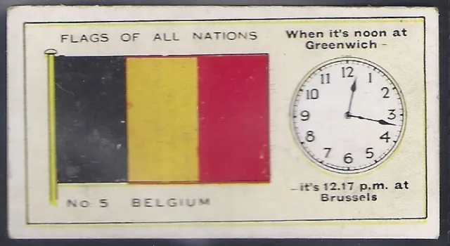 Thomson (Dc)-Flags Of All Nations 1929-#05- Belgium