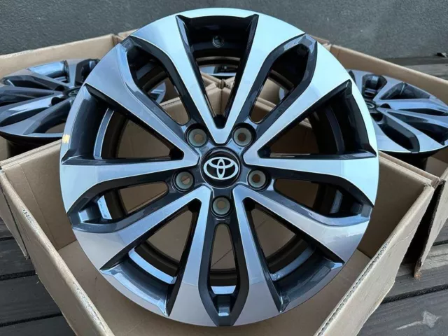 4X JANTES EN ALU 6,5" 16" 5x114.3 POUR TOYOTA AURIS COROLLA PRIUS+ RAV4 SOLARA