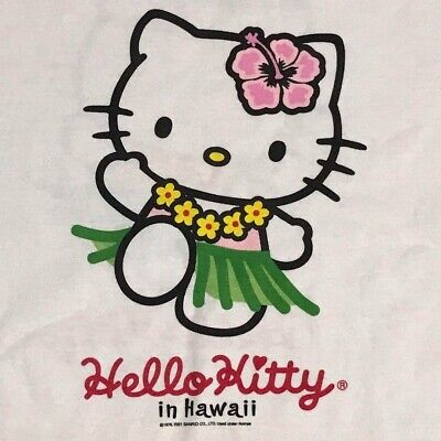 Hello Kitty 2001 Hello Kitty Sanrio double-sided print vintage T-shirt M