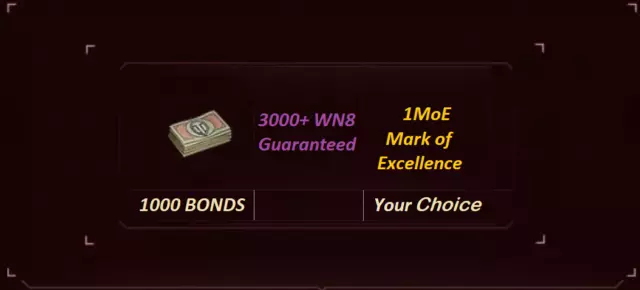 World Of Tanks 1000 BONDS on 3000+ WN8 Unicum | NOT BONUS CODE | WOT EU NA RU