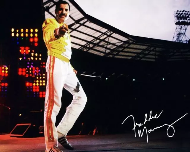 REPRINT - FREDDIE MERCURY Queen Autographed Signed 8 x 10 Photo Poster