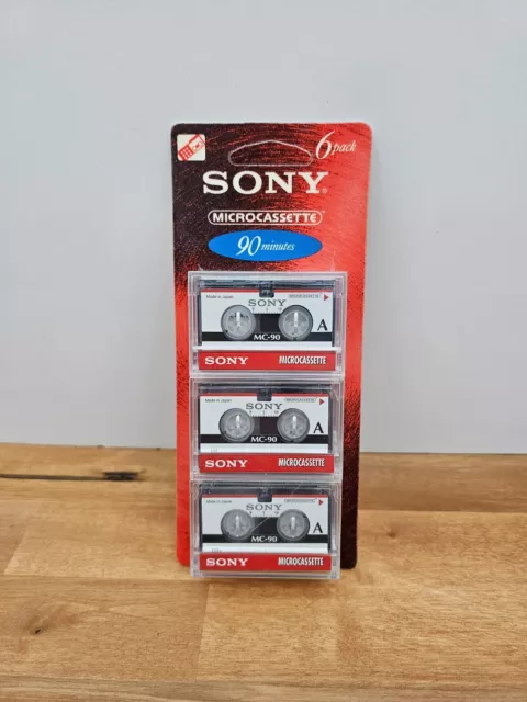3-Pack Sony Micro Cassettes 90 Minute