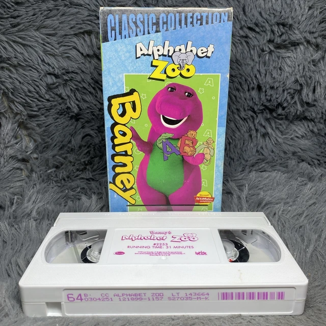 BARNEY - BARNEYS Alphabet Zoo VHS Tape 2000 Classic Collection Cartoon ...