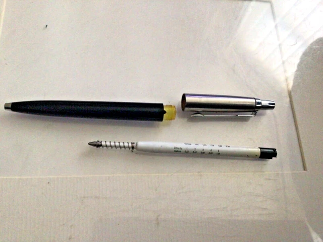 Vintage Parker Flighter Gallons to Litres/Litres to Gallons ballpoint pen
