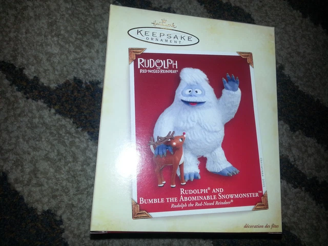 Hallmark Recuerdo Ornamento 2005 Rudolph Y Abejorro The Abominable Snowmonster
