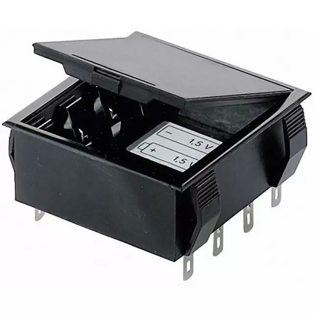 Bopla 46600000 Batteriehalter 4x Mignon (AA), 9 V Block Lötanschluss (L x B x H)