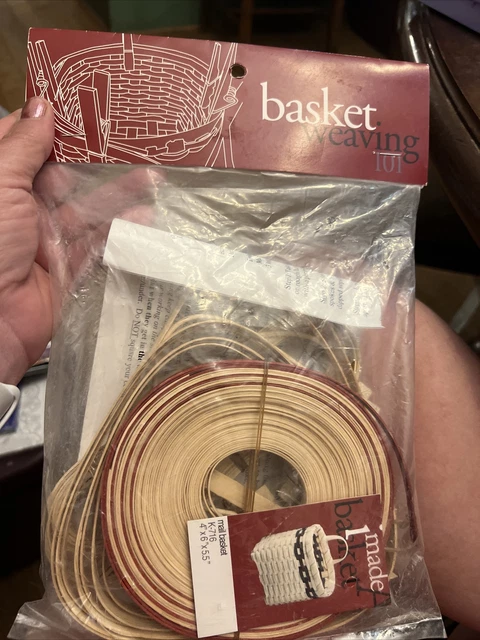 "CESTA DE CORREO Cesta Tejido 101 Kit Artesanal Hecho a Mano Principiante 4"" x 6"" x 5.5"" NUEVO