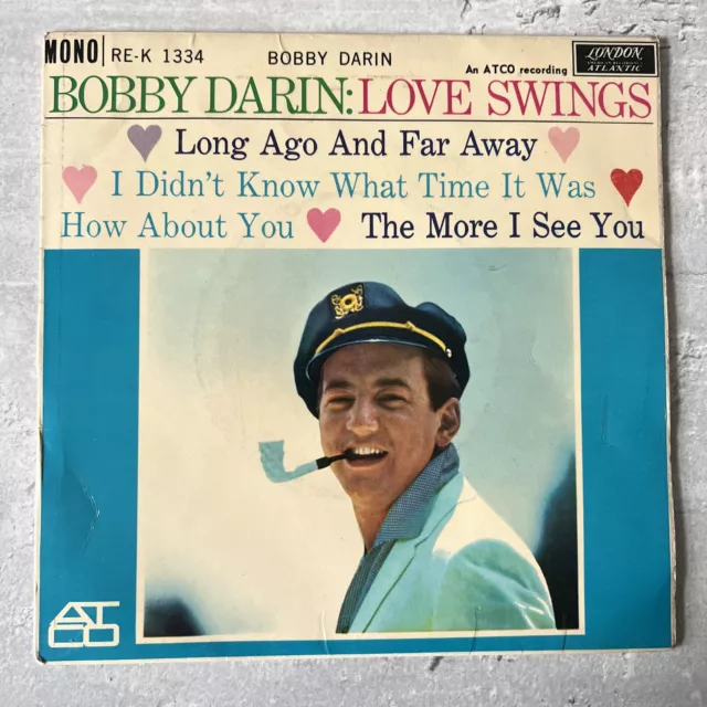 Bobby Darin Original 1961 Uk  London E.p. Love Swings Vinyl