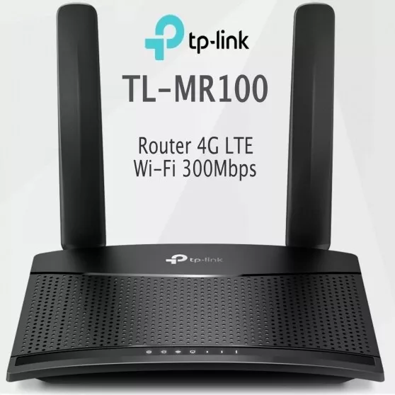 Router 4G LTE SIM TP-Link TL-MR100 Condivisione Internet mobile Wifi Ethernet