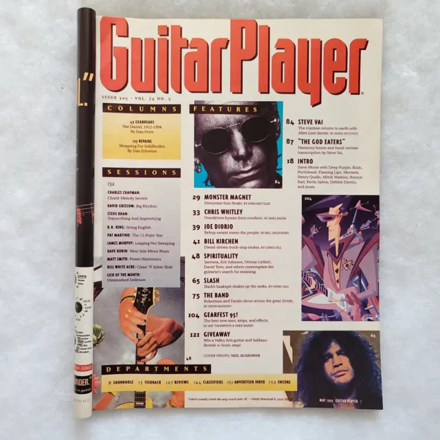 Guitar Player Magazine May 1995 Steve Vai 2