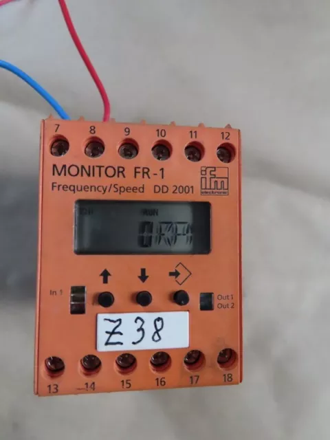 ifm MONITOR FR-1 Frequency/Speed DD 2001